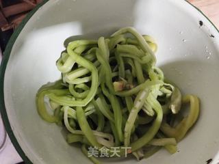 辣拌贡菜的做法步骤：3