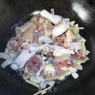 鸡肉香菇南瓜饭的做法步骤:7