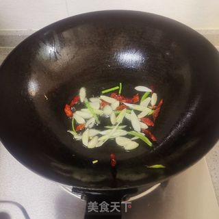 刀豆炒线椒的做法步骤：3