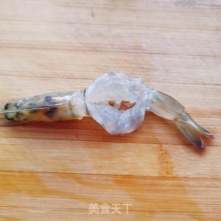 虾蒸粉丝的做法步骤:4