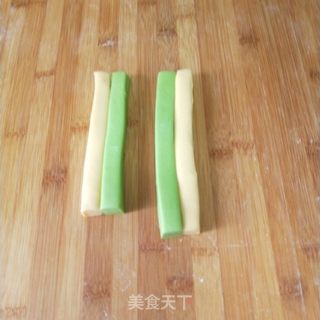 双色烧麦的做法步骤:9