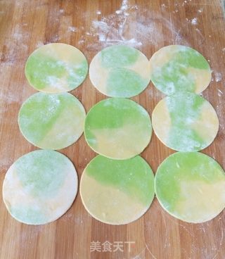 双色烧麦的做法步骤:12
