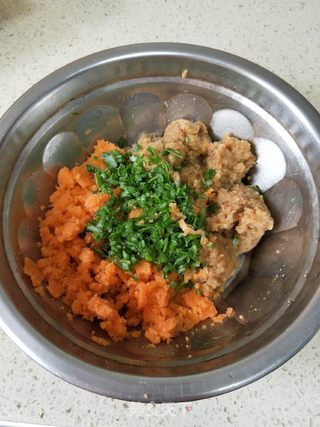 双色烧麦的做法步骤:14