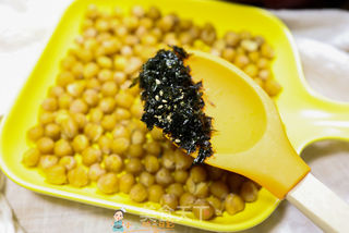9个月以上辅食紫菜芝麻烤鹰嘴豆的做法步骤:7