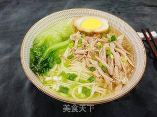 鸭肉汤面的做法步骤:5