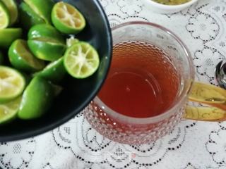 百香果青柠蜂蜜茶的做法步骤:5