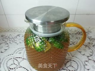 百香果青柠蜂蜜茶的做法步骤：7