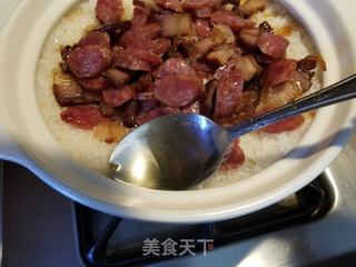 腊味煲仔饭的做法步骤：5