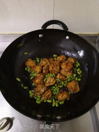 毛豆烧翅中的做法步骤:10