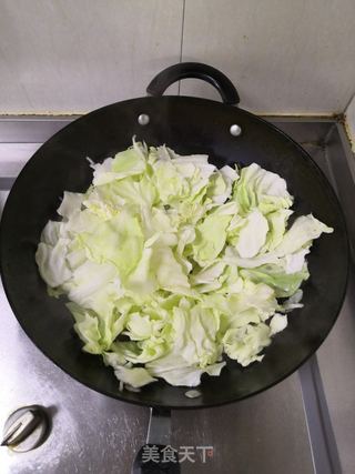 炝炒包菜的做法步骤:5