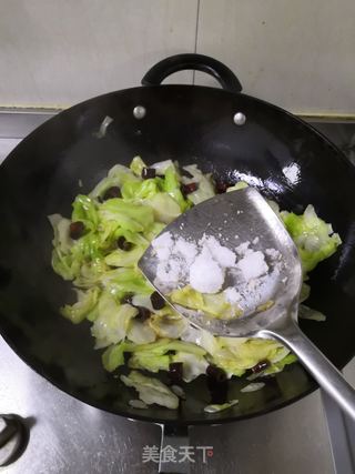 炝炒包菜的做法步骤:8