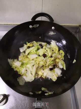 炝炒包菜的做法步骤:9