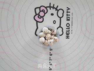 莲子绿豆浆的做法步骤:2
