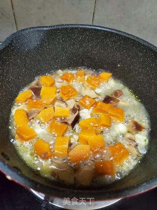 鸡胸肉南瓜焗饭的做法步骤:6