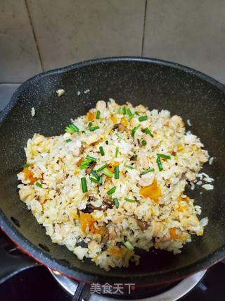鸡胸肉南瓜焗饭的做法步骤:10