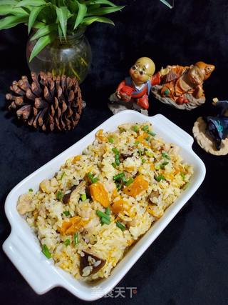 鸡胸肉南瓜焗饭的做法步骤:11