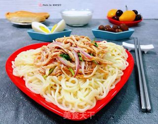 #面食#香辣鸡丝拌面的做法步骤：15