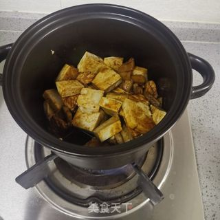 白菜炖豆腐的做法步骤:4