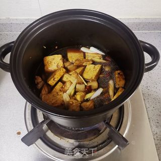 白菜炖豆腐的做法步骤:5