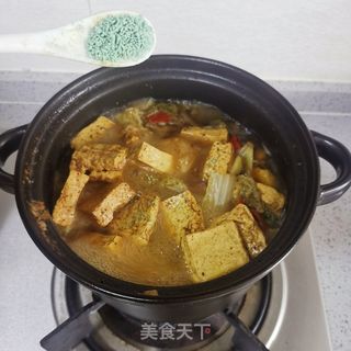 白菜炖豆腐的做法步骤:8