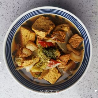 白菜炖豆腐的做法步骤:10