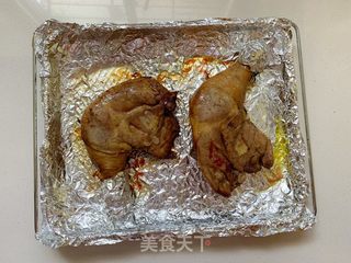 皮酥肉烂的烤鸡腿的做法步骤:5