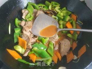 青椒炒猪肝的做法步骤:15