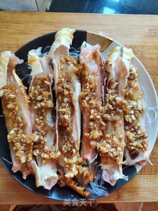 蒜蓉蟹棒蒸粉丝的做法步骤:5
