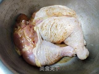 空气炸烤箱烤鸡腿的做法步骤:3