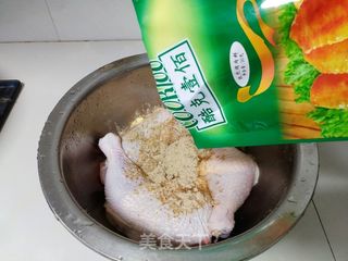 空气炸烤箱烤鸡腿的做法步骤:2