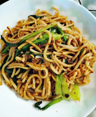 鸡丝炒面的做法步骤:19