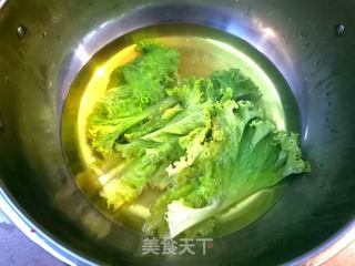 香辣蒜香蚝油生菜的做法步骤：3