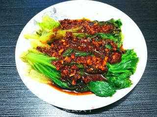 香辣蒜香蚝油生菜的做法步骤：6