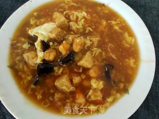 西红柿虾仁打卤面的做法步骤:9