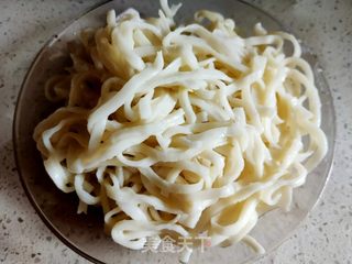 番茄包菜炒面的做法步骤:6