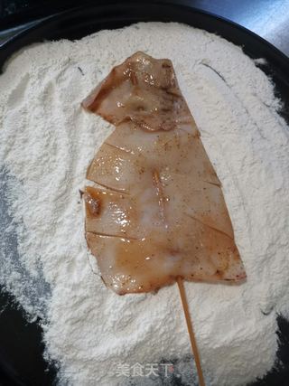 轰炸鱿鱼的做法步骤:6