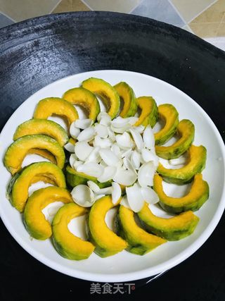 百合蒸南瓜的做法步骤：3