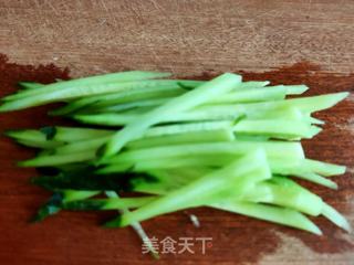 荞麦虾仁拌面的做法步骤:6