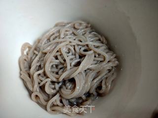 荞麦虾仁拌面的做法步骤:9