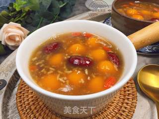 酒酿南瓜糯米圆子羹的做法步骤:13