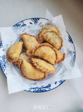 炸菜饺的做法步骤:13