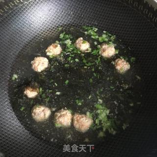 紫菜丸子汤的做法步骤：10