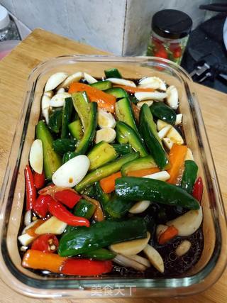 酱醋脆青瓜的做法步骤:9