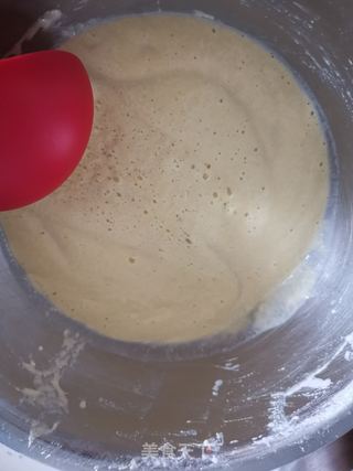 玉米面蜂窝小饼的做法步骤:3