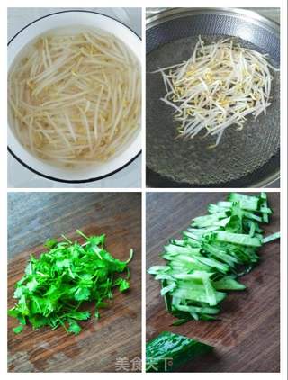 即食海参拌面的做法步骤:3