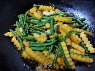 豇豆烧琅琊土豆条的做法步骤:12