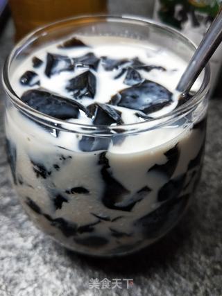 仙草牛奶的做法步骤：11