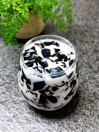 仙草牛奶的做法步骤：12