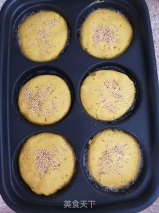南瓜芝麻糯米饼的做法步骤:7