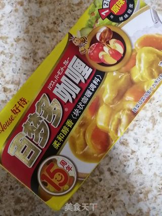 咖喱炖鸡大腿的做法步骤:4